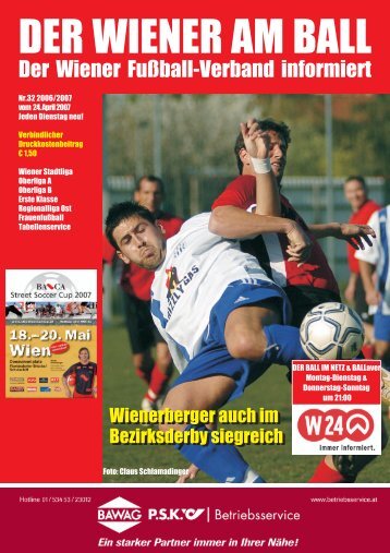 DER WIENER AM BALL - Wiener Fußball Verband