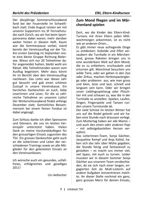 Infoblatt 2010 - TSV Heitenried