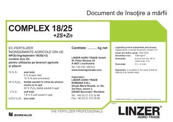 COMPLEX 18/25 - Linzer Agro Trade