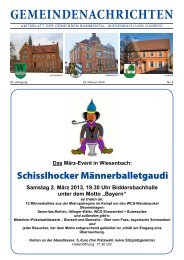 GEMEINDENACHRICHTEN - Wiesenbach