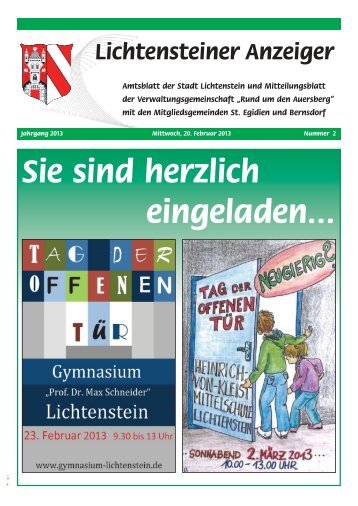 LICHTENSTEINER ANZEIGER, Komplett-Download 2,8 MB