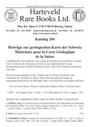 Katalog 204 Beiträge zur geologischen Karte der Schweiz Matériaux ...