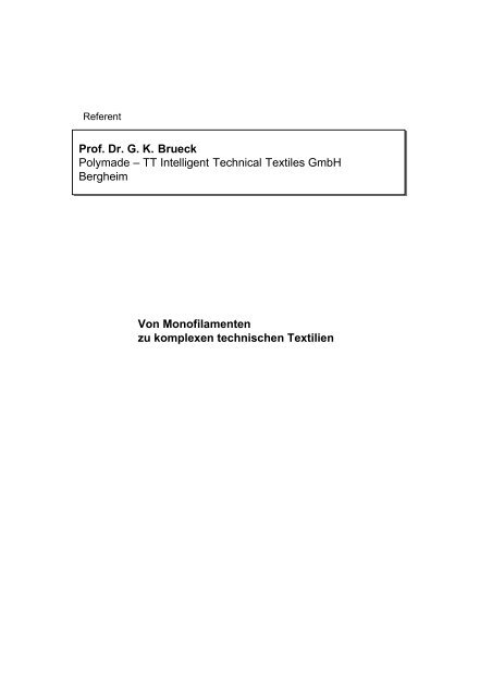 Zur Veranstaltung Am 21. Juli 2003 Industrie - ZiTex