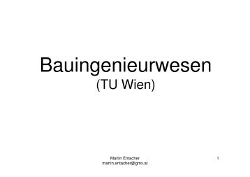 Folien Bauingenieurwesen