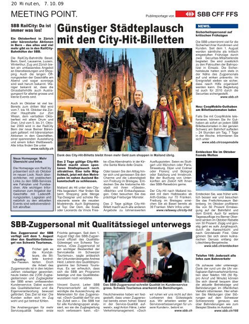 Qualitäts-Programm des Schweizer Tourismus Medienspiegel 2009