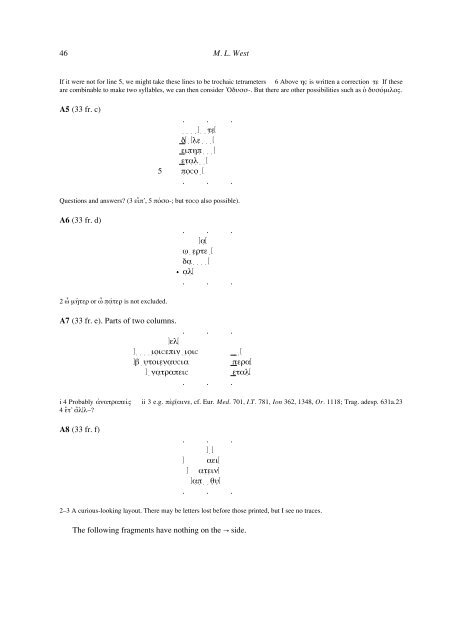 Ptolemaic Music Fragments and Remains of Sophocles (Junior ...