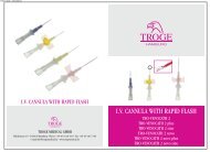 TROGE I.V. Cannula with Rapid Flash