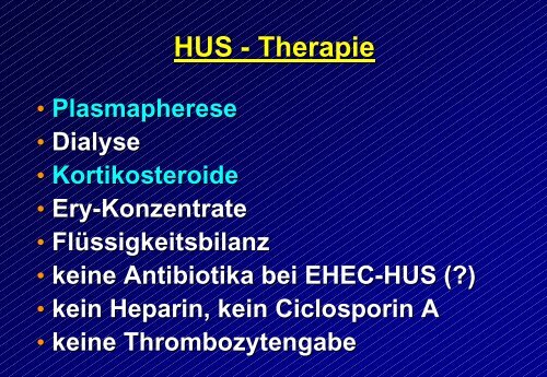 TTP / HUS – Symptomen-Trias TTP Blutungen (Thrombozytopenie ...