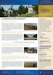 165,00 € * - Office de tourisme de Versailles