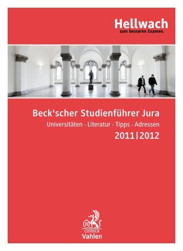 Beckscher Studienfuehrer 2011