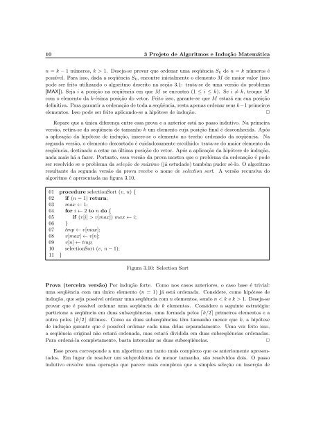 Projeto de Algoritmos e Induç˜ao Matemática - PUC-Rio