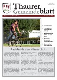 Mitteilungsblatt 3/2012 - Thaur - Land Tirol