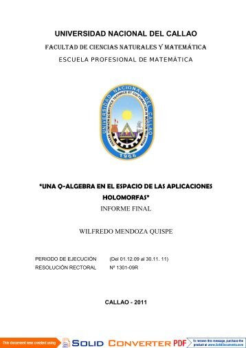 IF_MENDOZA QUISPE_FCNM.pdf - Universidad Nacional del Callao.