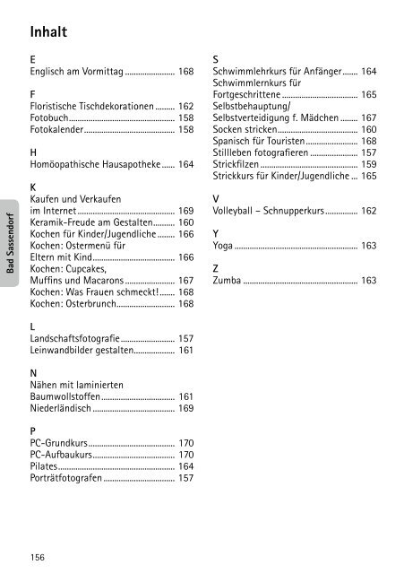 Volkshochschule Soest - VHS Aktuell - Soest