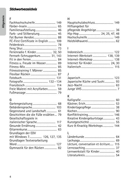 Volkshochschule Soest - VHS Aktuell - Soest