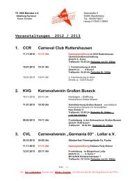 weitere Termine - TV Mainzlar