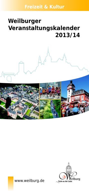 Veranstaltungskalender 2013 als PDF - Weilburg