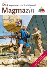 MAGMAzin, Vulkanpark-Gästezeitung, Herbstausgabe