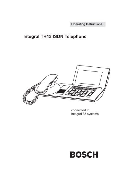 Integral Th13 Isdn Telephone Lipinski Telekom Gmbh