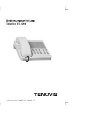 Bedienungsanleitung Telefon TB 510  - LIPINSKI TELEKOM GmbH