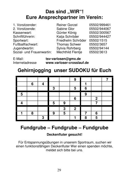 Vereinszeitung Nr. 3, 2. Quartal 2008 - Varloser Crosslauf