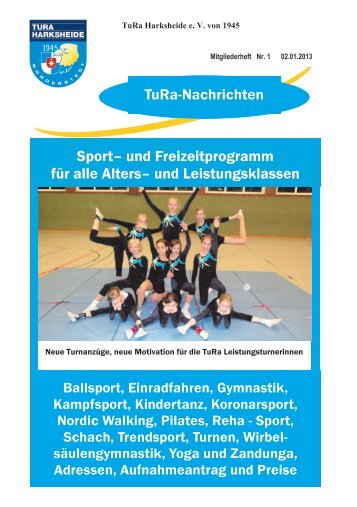 TuRa-Nachrichten - Sportverein TuRa Harksheide e.V.