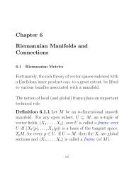 Chapter 6 Riemannian Manifolds and Connections