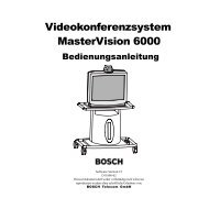 Videokonferenzsystem MasterVision 6000 - LIPINSKI TELEKOM ...