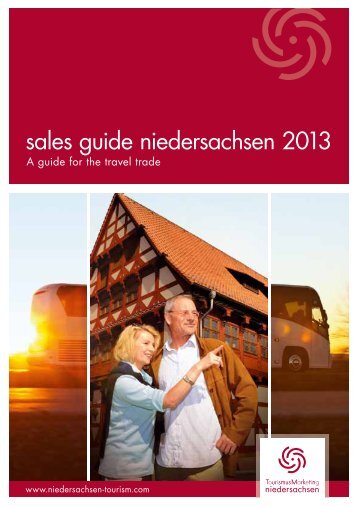 sales guide niedersachsen 2013 - Tourismuspartner Niedersachsen