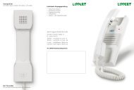 Das kompatible Haustelefon HT2003-2K - Lippert