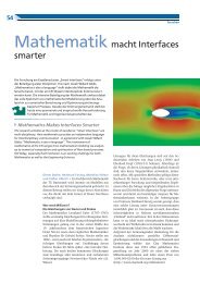 Mathematik macht Interfaces smarter - CSI