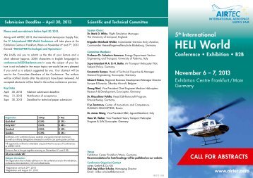 Download Call for Abstracts - Airtec