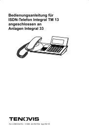 Bedienungsanleitung für ISDN-Telefon Integral TM 13 ...