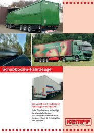 Schubboden-System - Fahrzeugbau KEMPF GmbH