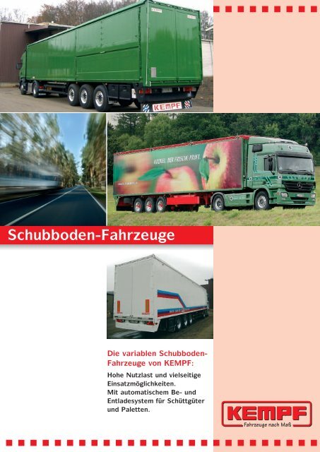 Schubboden-System - Fahrzeugbau KEMPF GmbH