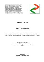 GREEN PAPER - Association of European Border Regions