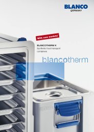 BLANCOTHERM K Synthetic food transport containers With new ...