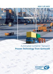 Automated Container Transport Proven Technology from Gottwald