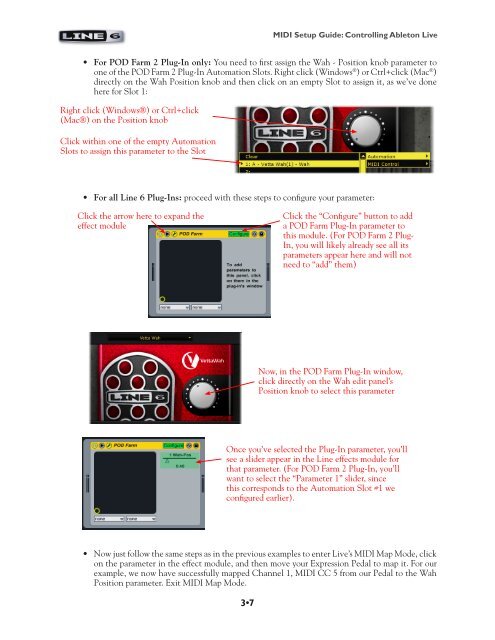 Line 6 POD Studio & TonePort MIDI Setup Guide ... - zZounds.com