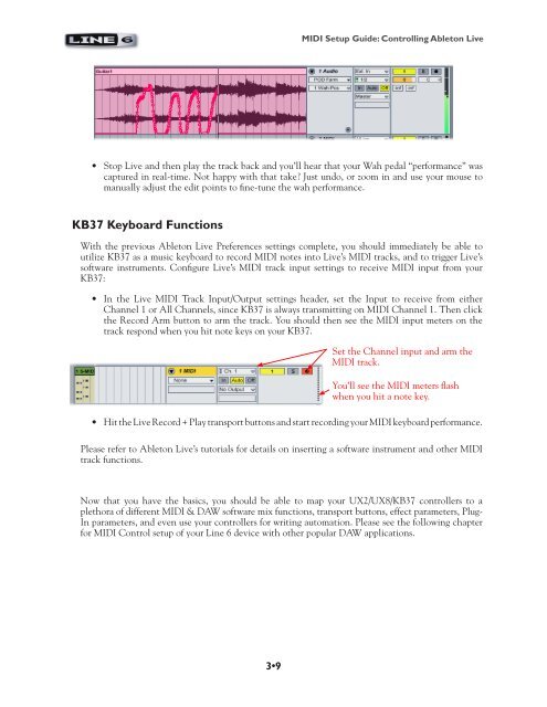 Line 6 POD Studio & TonePort MIDI Setup Guide ... - zZounds.com