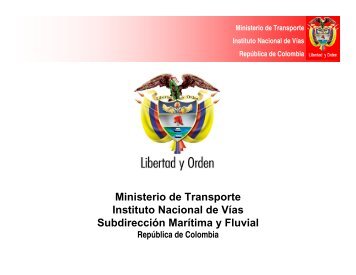 Ministerio de Transporte Instituto Nacional de Vías Subdirección ...