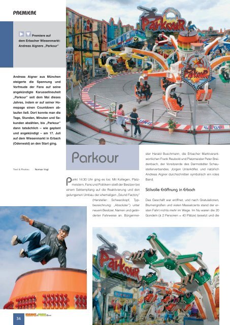 Bericht über den Suspended Polyp "Parkour"