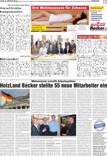 HolzLand Becker stellte 55 neue Mitarbeiter ein - Heimatbund ...