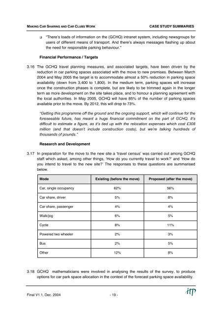 Case Study Summaries - Richard Armitage Transport Consultancy ...