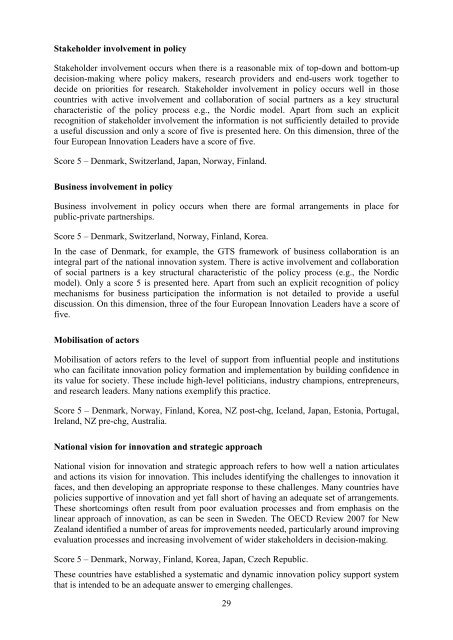 Comparison of innovation policies in selected European, Asian and ...