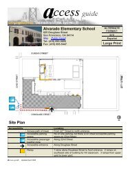 Alvarado Elementary School Site Plan