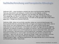 Perspektiven auf Dinge - Europäische Ethnologie/Volkskunde