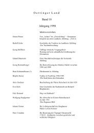 O e t t i n g e r  L a n d Band 18 Jahrgang 1998