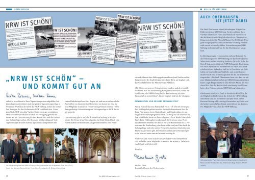 NRW-Magazin 01-2007 - NRW-Stiftung