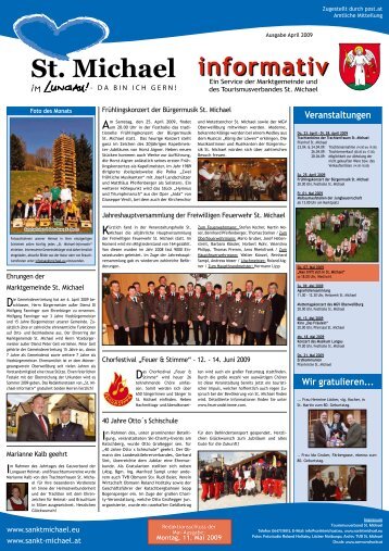 Informativ April 09 - Wirtschaft St. Michael